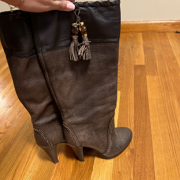 Genuine leather authentic Gucci Boots. New without box!!!! Not used!!!! - Picture 6 of 9